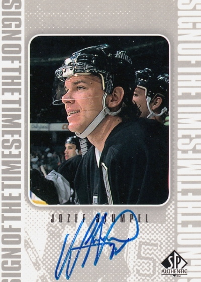 1998-99 SP Authentic - Sign of the Times #JS Jozef Stumpel